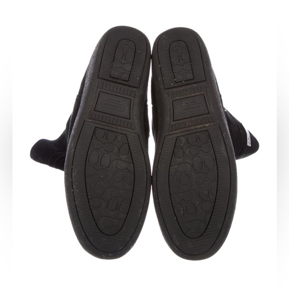 Coach Tallula Black Suede Winter Boots - Picture 6 of 9